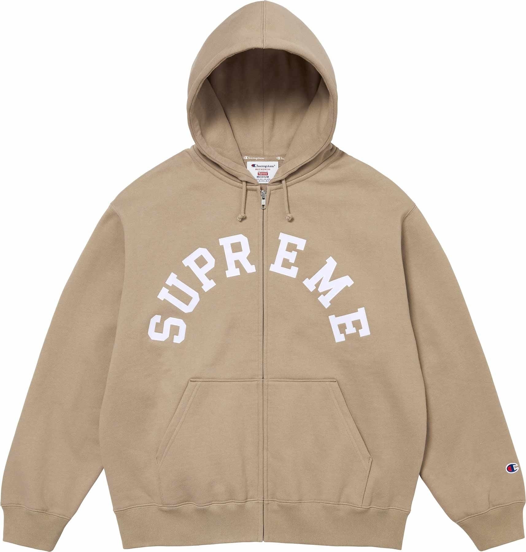 Supreme®/Champion® Zip Up Hooded Sweatshirt view 9